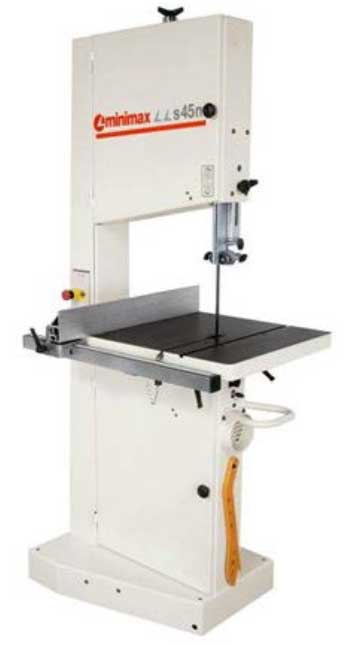 A graphic of a band saw.